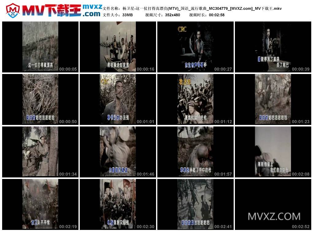 杨卫星-这一仗打得真漂亮(MTV)_国语_流行歌曲_MC304779